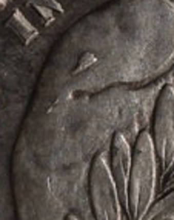 1899-Barber-Quarter-Die-Breaks-In-Bonnet
